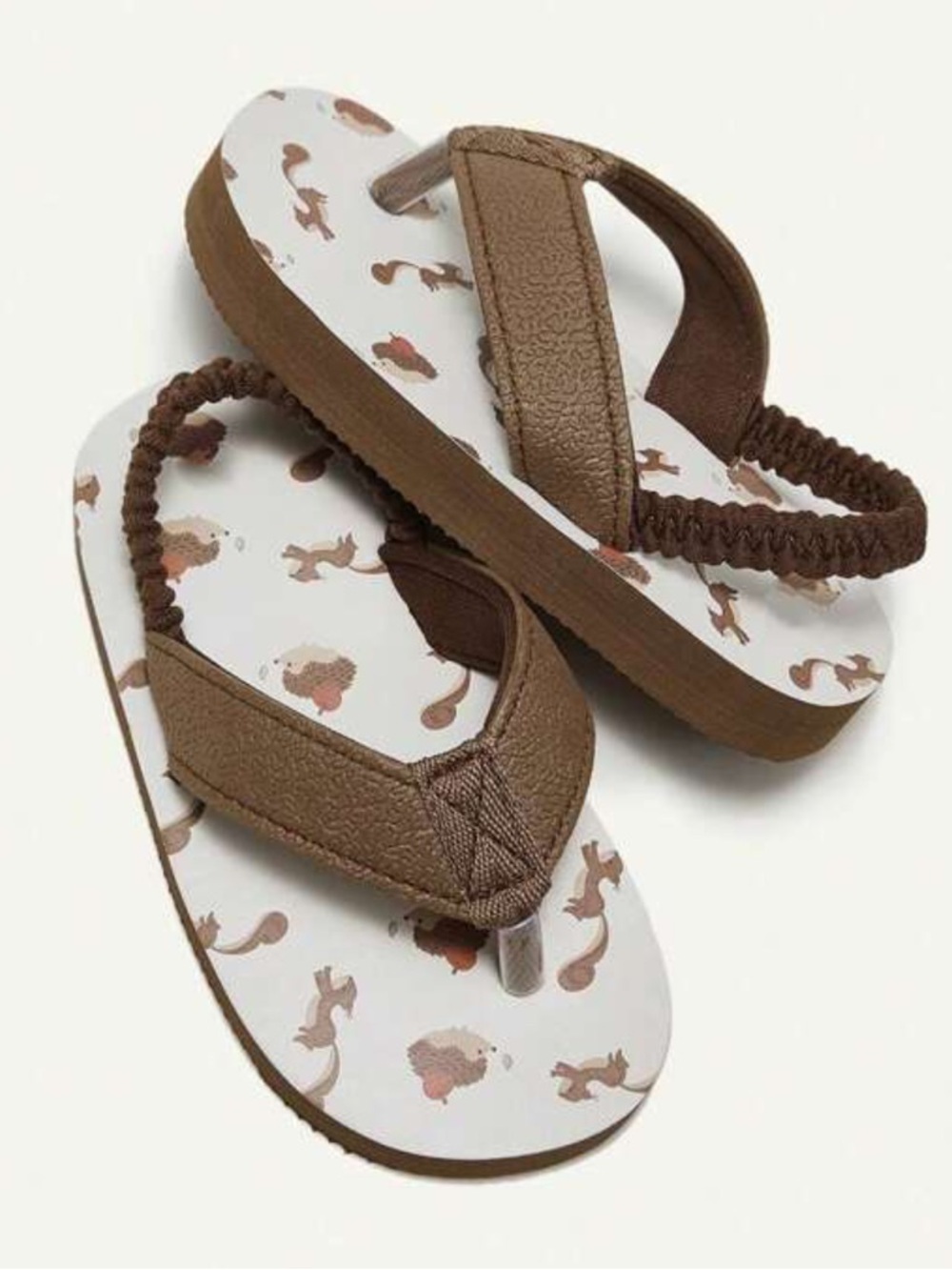 Toddler Boy Brown Flip-Flop Sandals - 5.5 - Picture 3 of 8
